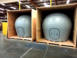 2.5m Radomes in Packaging